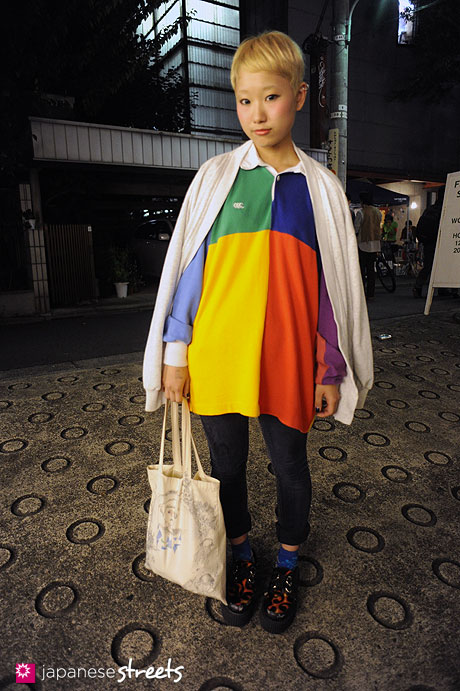 111112-8414: Japanese street fashion in Harajuku, Tokyo: DaB, ASH CREEK, N.Y.L.A., Kummy