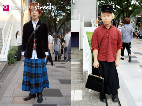Japanese Street Fashion — Male Skirts