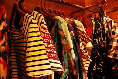 rack of clothing